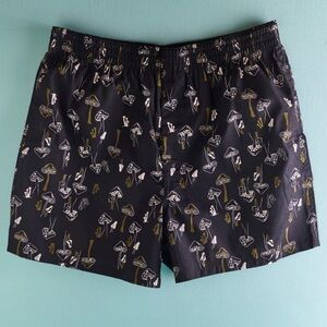 Forest Mushroom Boxer Shorts, Sizes S and XL, NWT